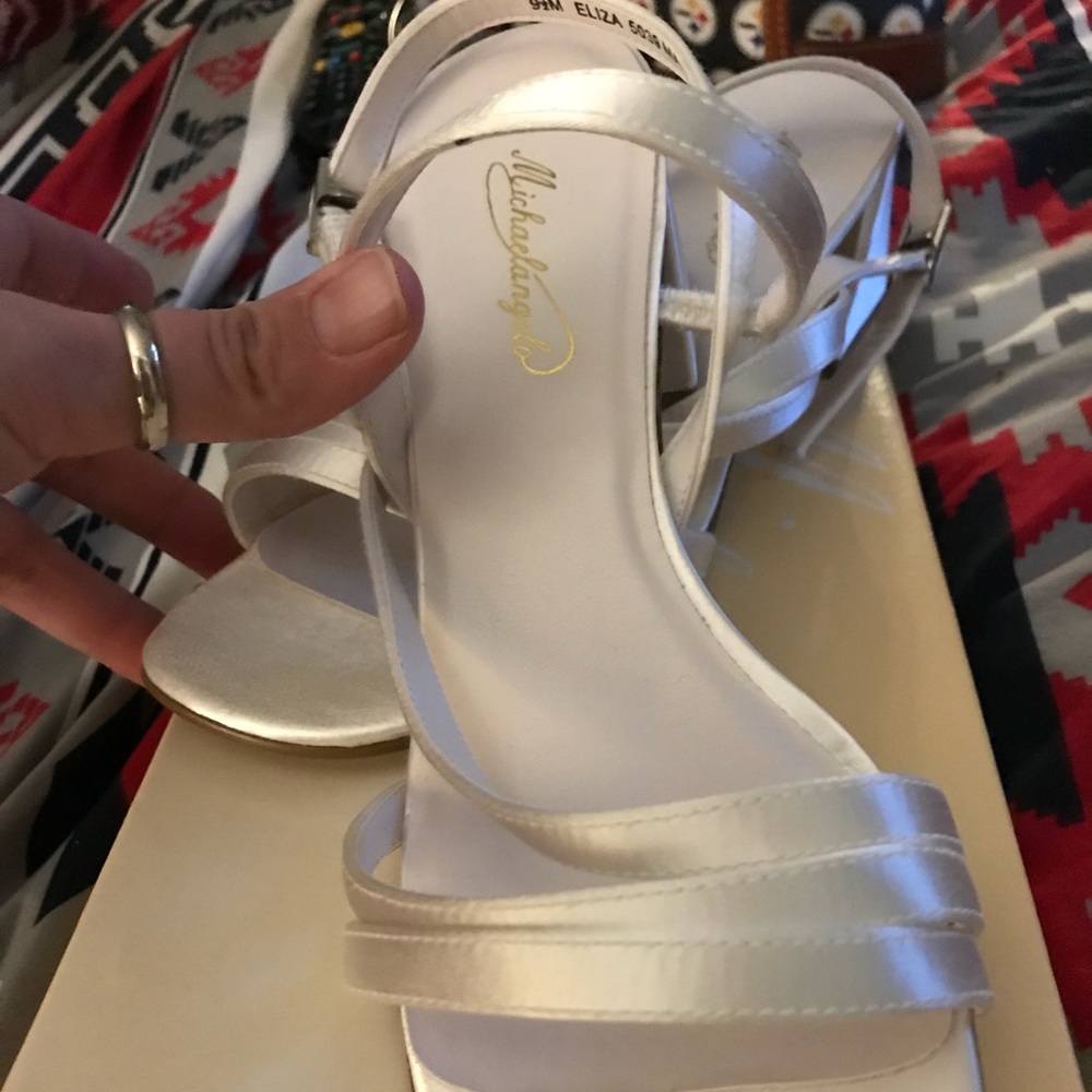 David’s Bridal dyeable shoes
